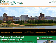 Tablet Screenshot of dixonelectrical.com